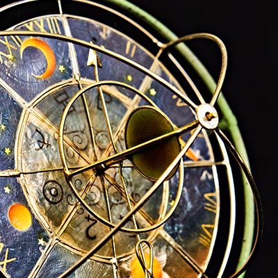image detail of star chart/globe